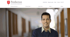 Desktop Screenshot of pemberton.com